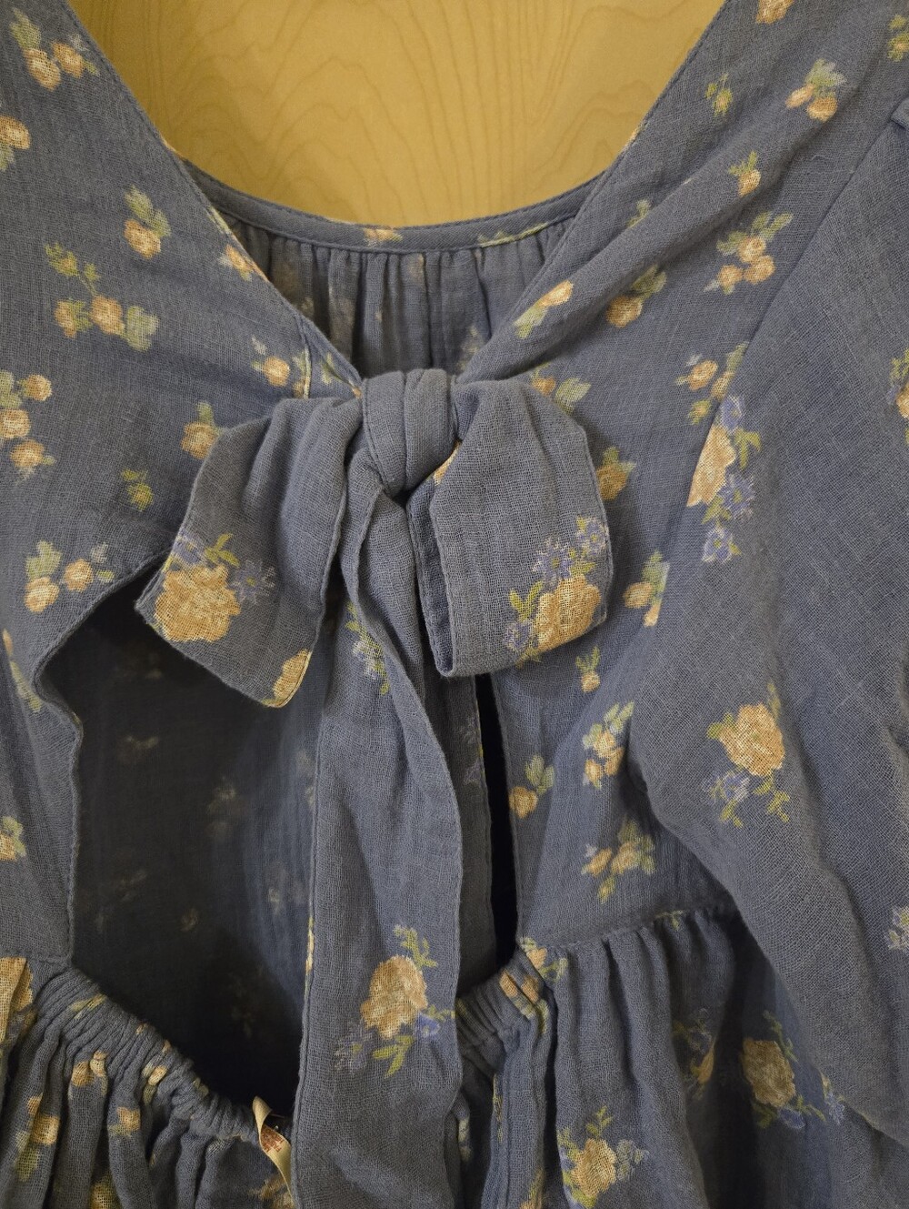 NWT Free People Chloe Printed Top (XS) - Picture 5 of 6